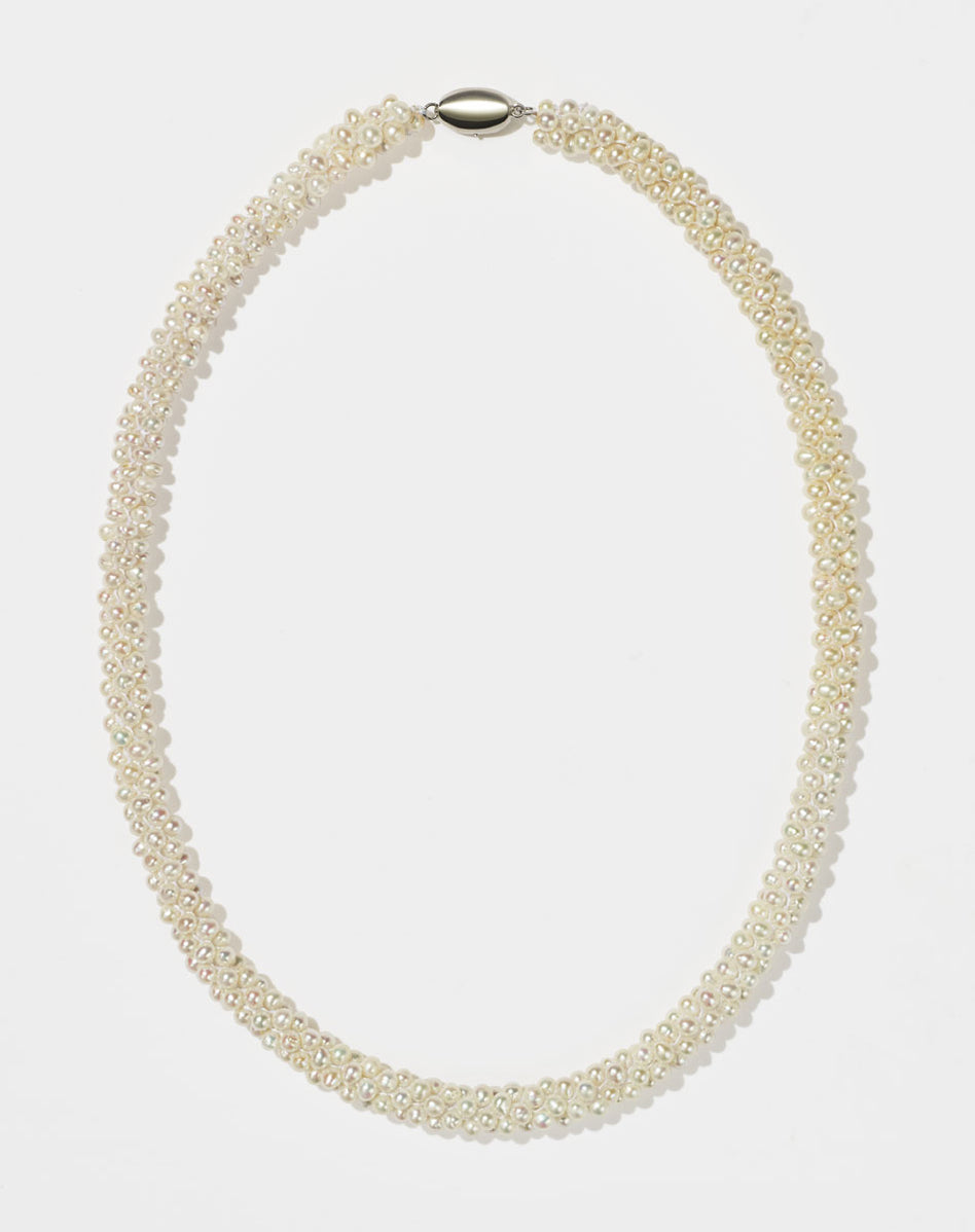 Meadowlark Pearl Rope Necklace Sterling Silver – nic&cole